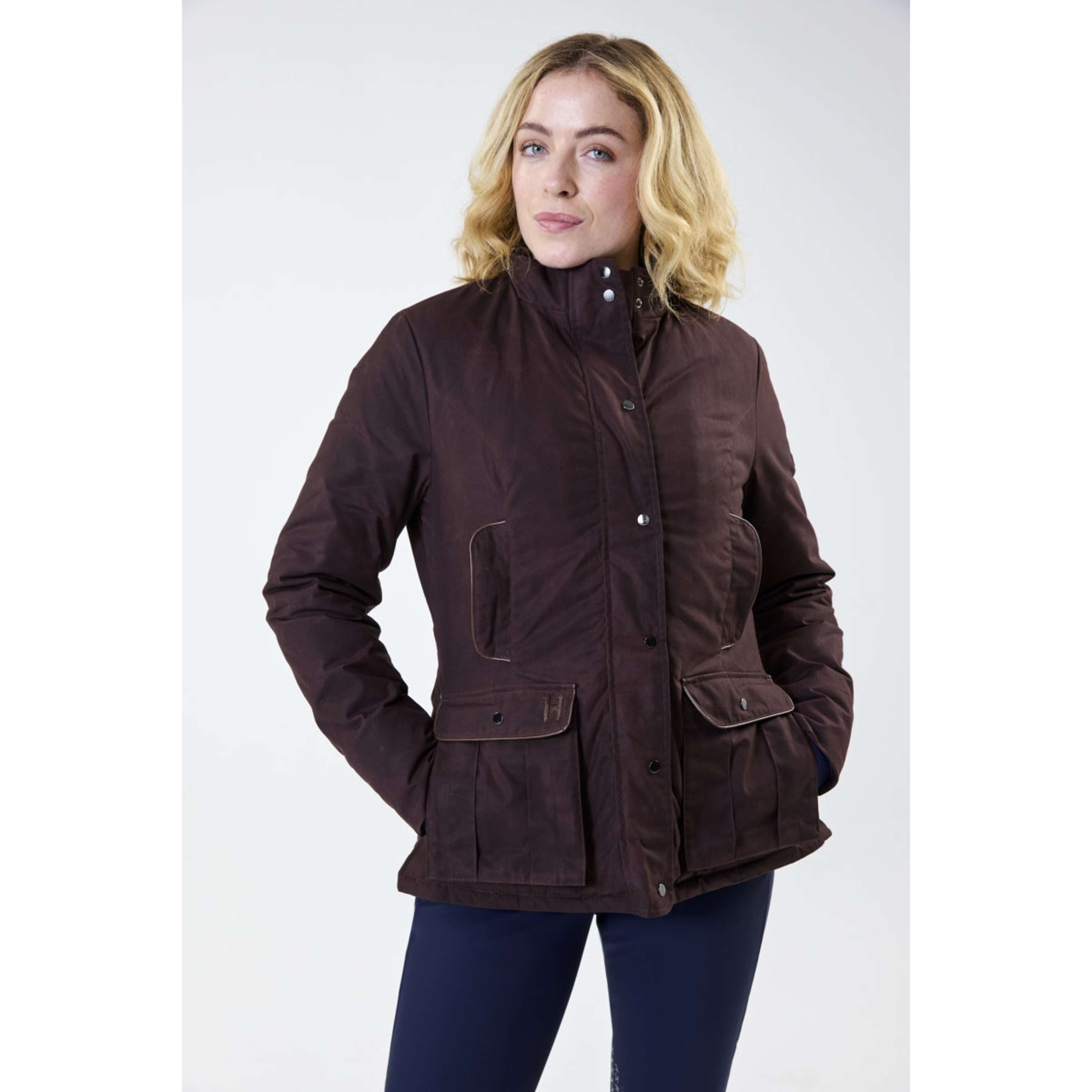 Horseware Giacca cerata Newmarket Marrone