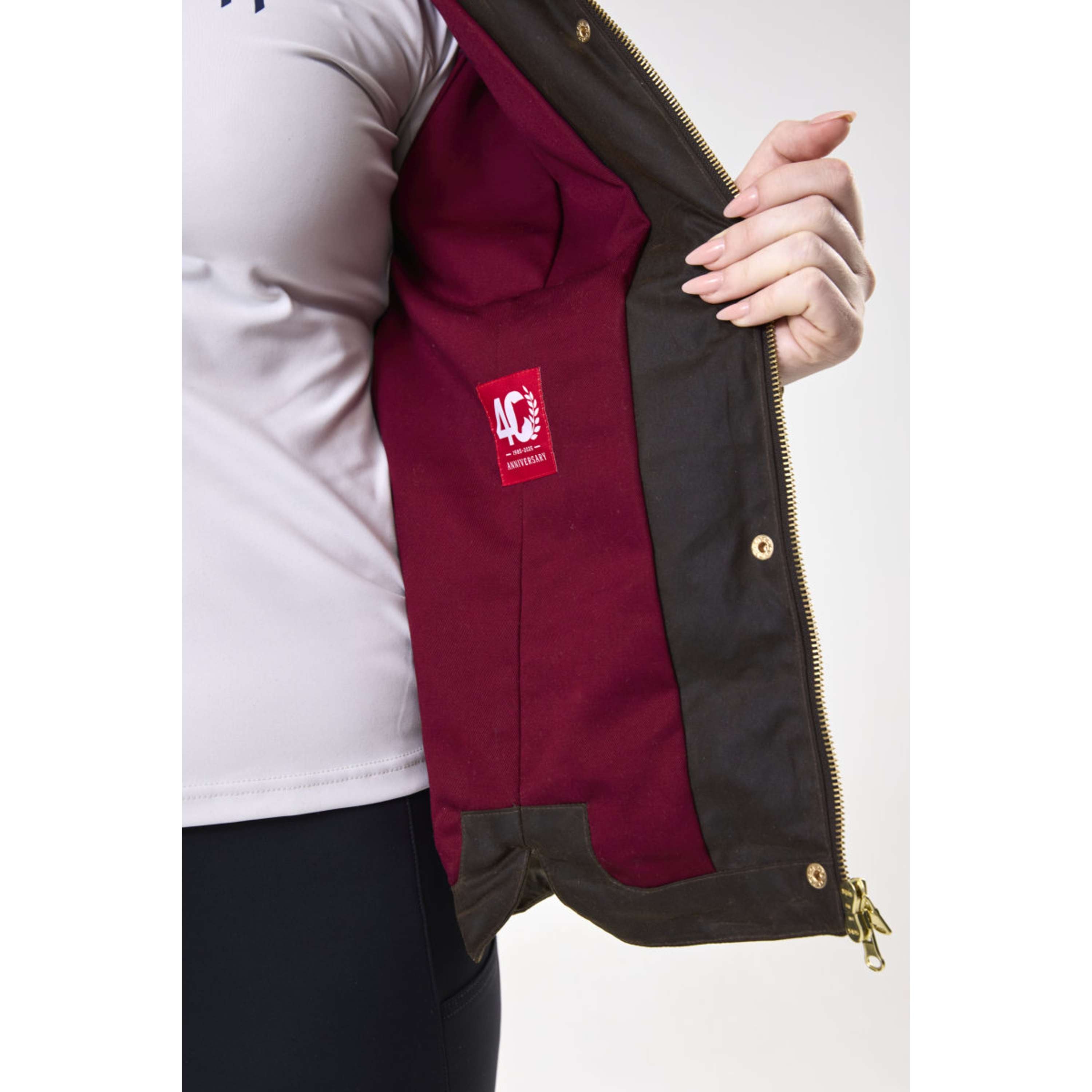 Horseware Giacca cerata 40 Year Heritage Bay/Rambo Green
