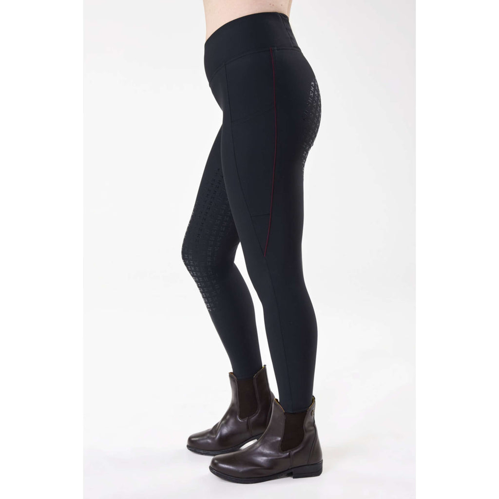 Horseware Leggings da Equitazione Invernali Optifit Full Seat Core Black