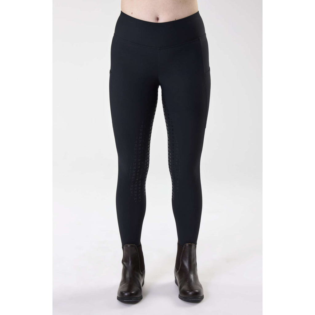 Horseware Leggings da Equitazione Invernali Optifit Full Seat Core Black