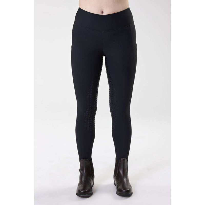 Horseware Leggings da Equitazione Invernali Optifit Full Seat Core Black