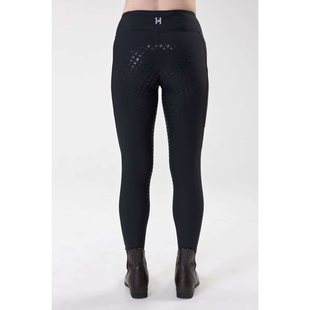 Horseware Leggings da Equitazione Invernali Optifit Full Seat Core Black