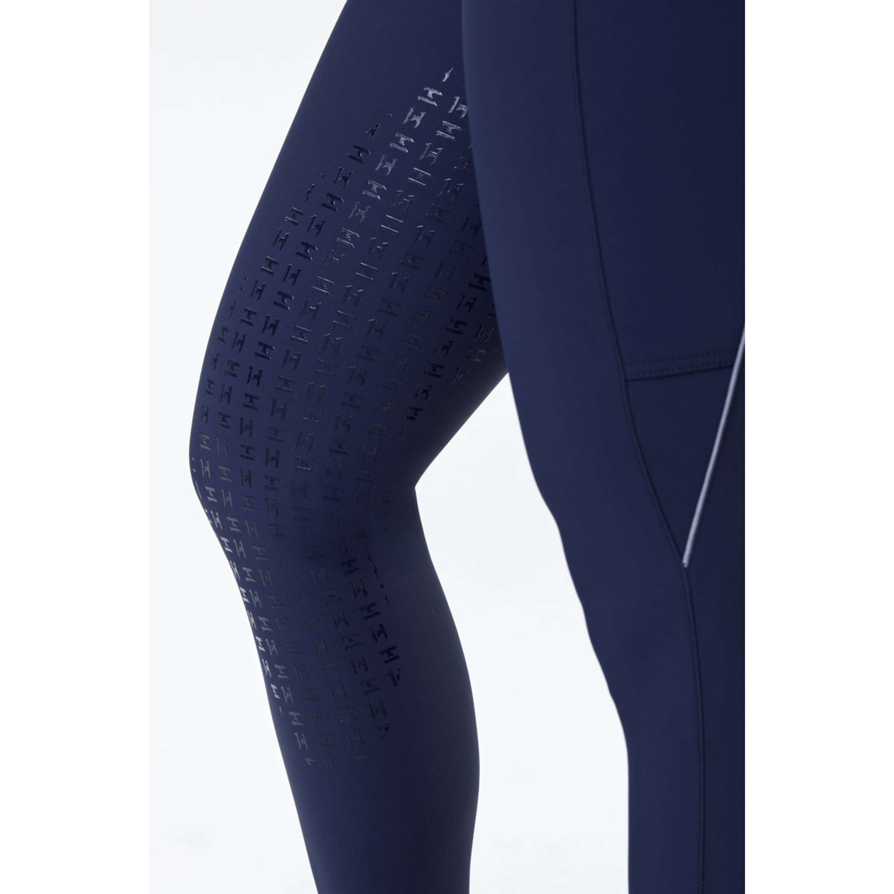 Horseware Leggings da Equitazione Invernali Optifit Full Seat Core Navy
