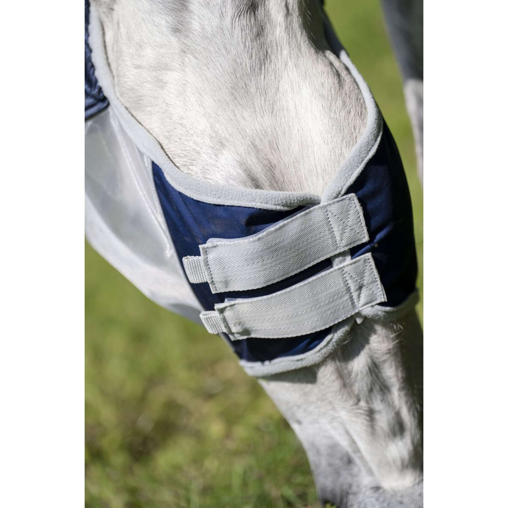 Horseware Fly Mask Shield Blu marino/Argento