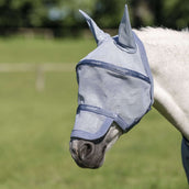 Rambo Fly Mask Heather Blue/Blue/Silver