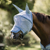Rambo Fly Mask Heather Blue/Blue/Silver