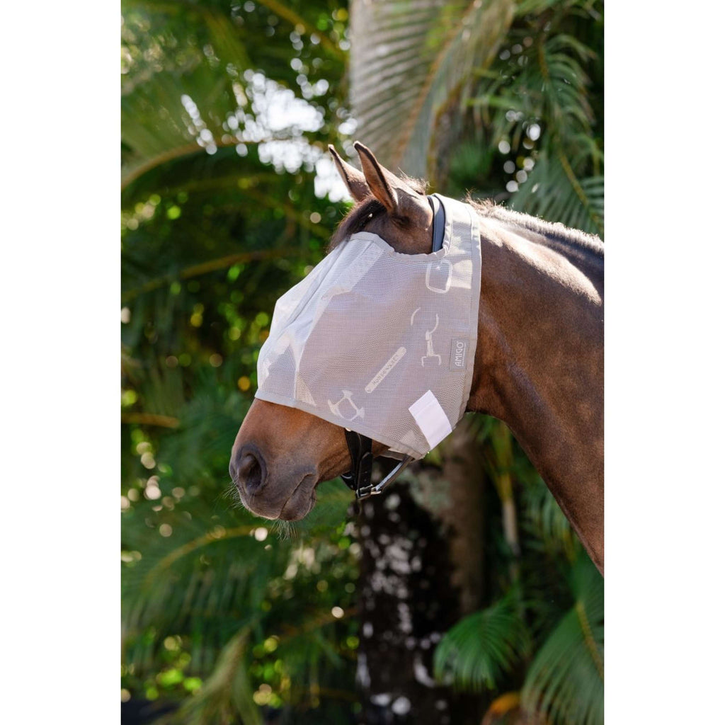 Amigo Maschera per Mosche Senza orecchie Argento/Grigio Titanio/Argento