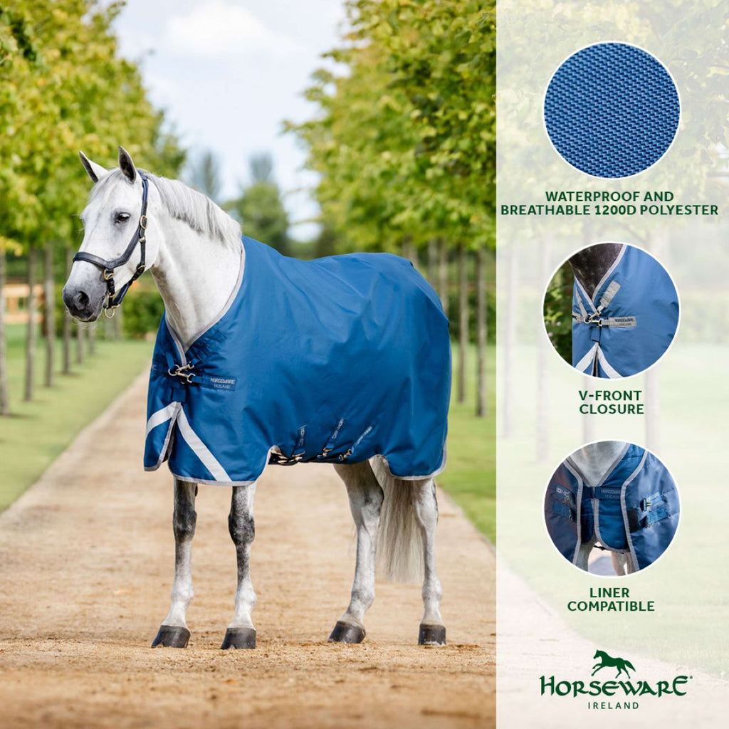 Horseware Partecipazione alla terapia Ionic 100g Blu imperiale/Argento/Blu marino