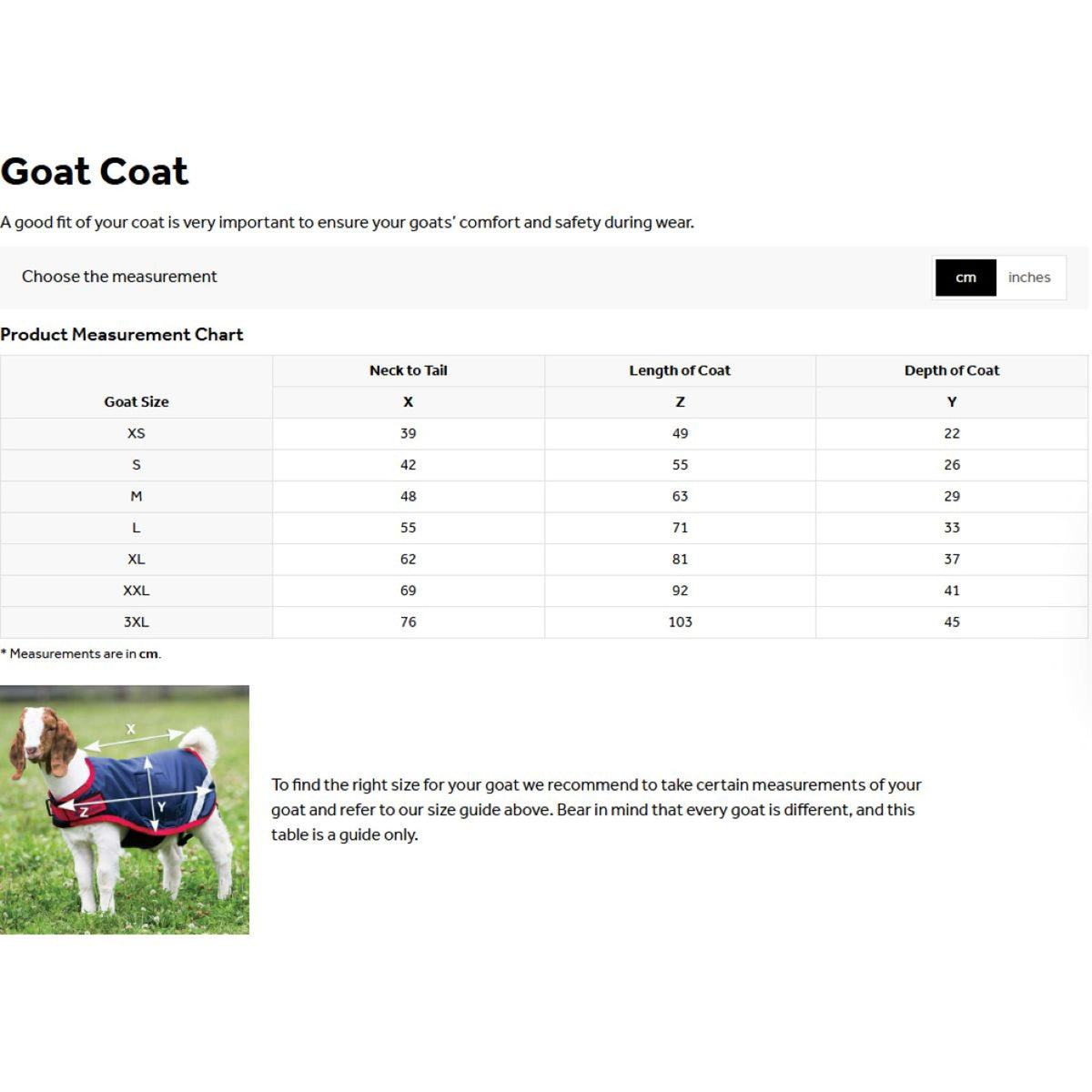 Horseware Goat Coat 200g Marina di Witney