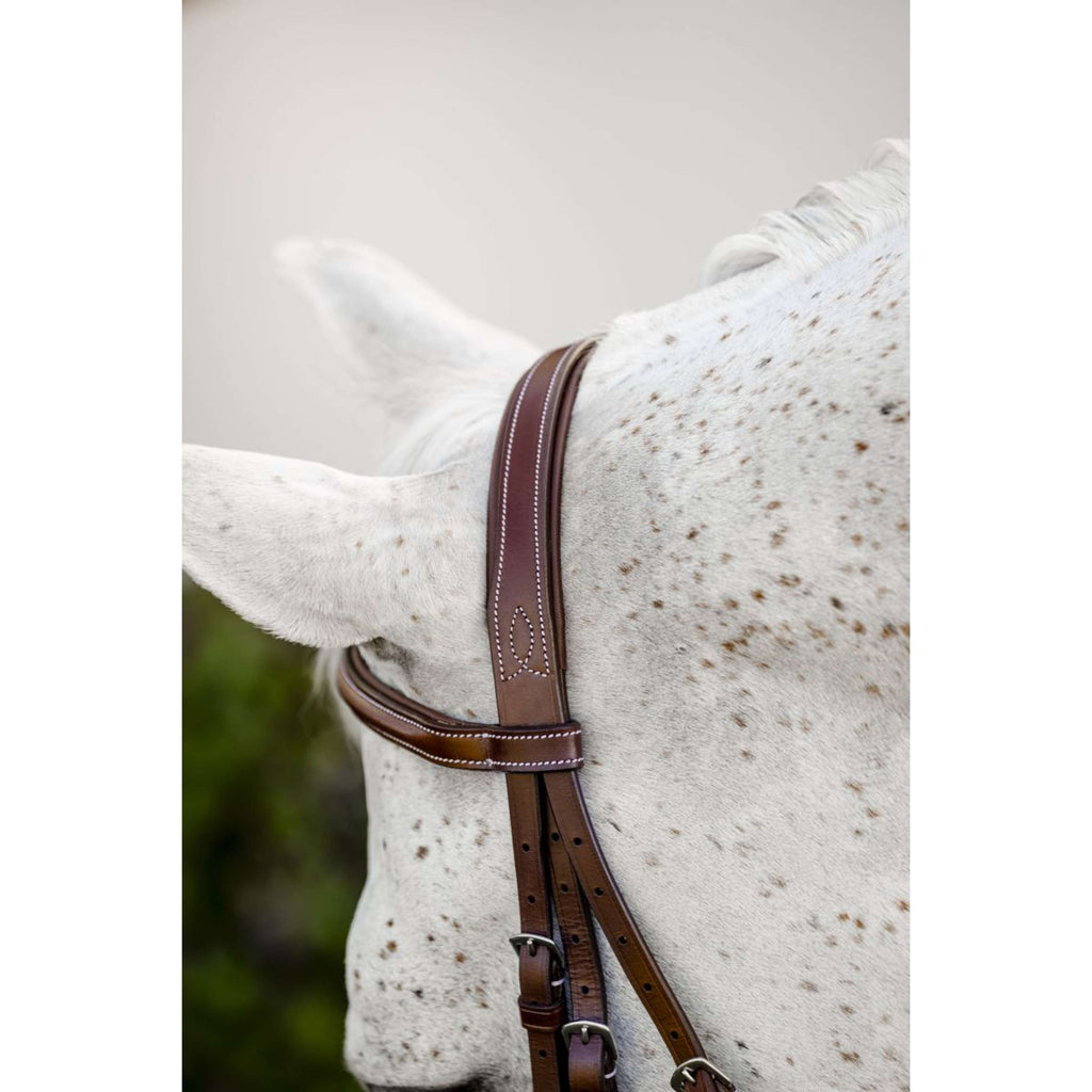 Horseware Briglia Hunter Cavesson con Riens Dark Tan