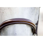 Horseware Briglia Pony Hunter Cavesson con Riens Dark Tan