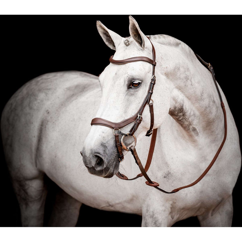 Horseware Briglia da competizione Micklem New Dark Havana