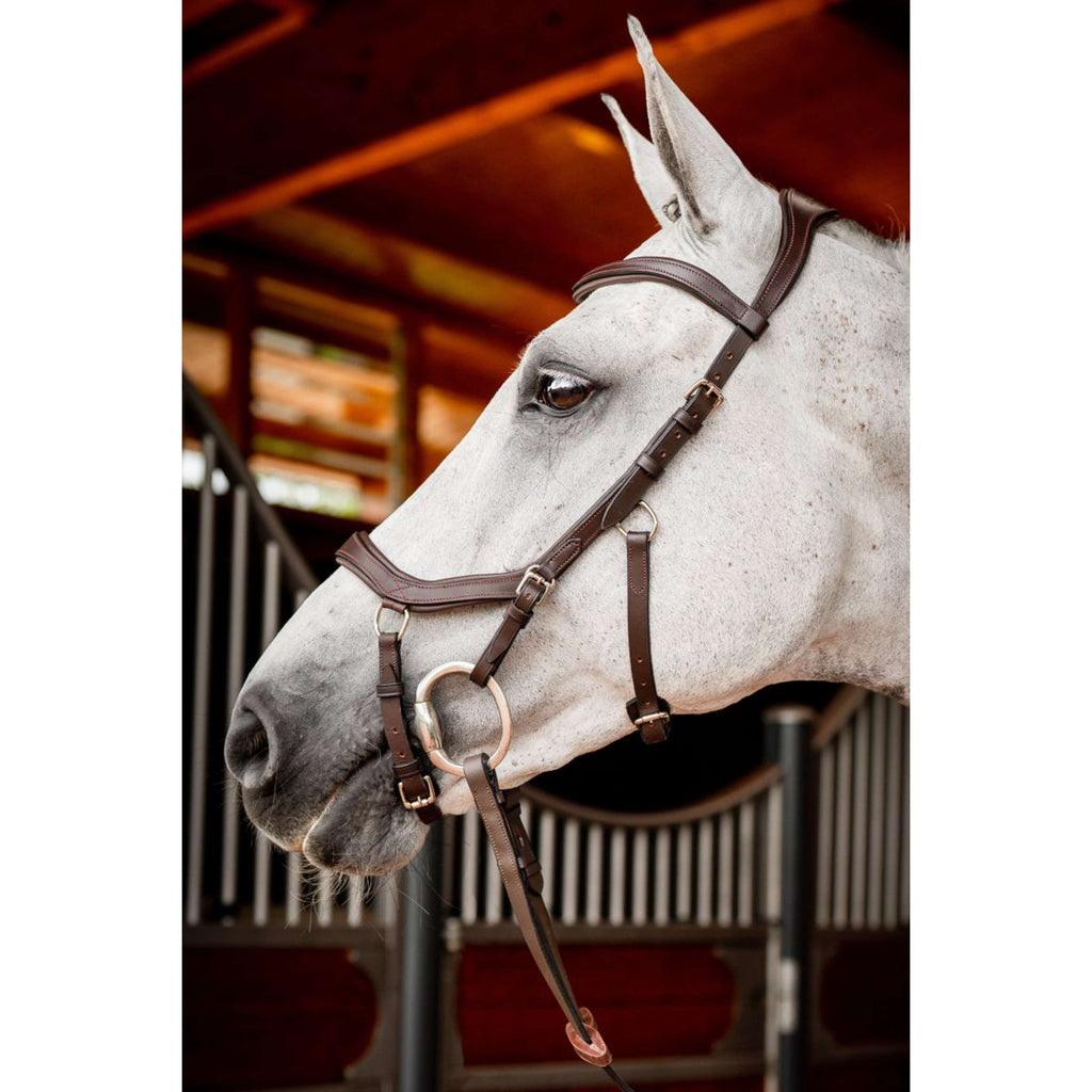 Horseware Briglia da competizione Micklem New Dark Havana