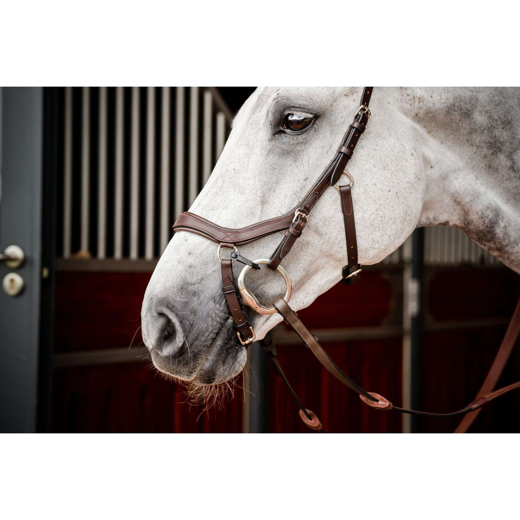 Horseware Briglia da competizione Micklem New Dark Havana
