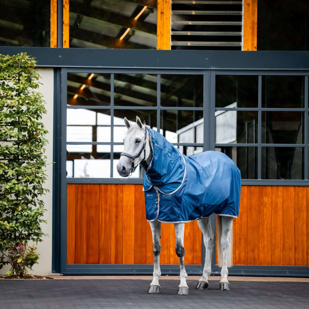 Horseware Copricollo Therapy Mesh Cooler Blu imperiale/Argento/Blu marino