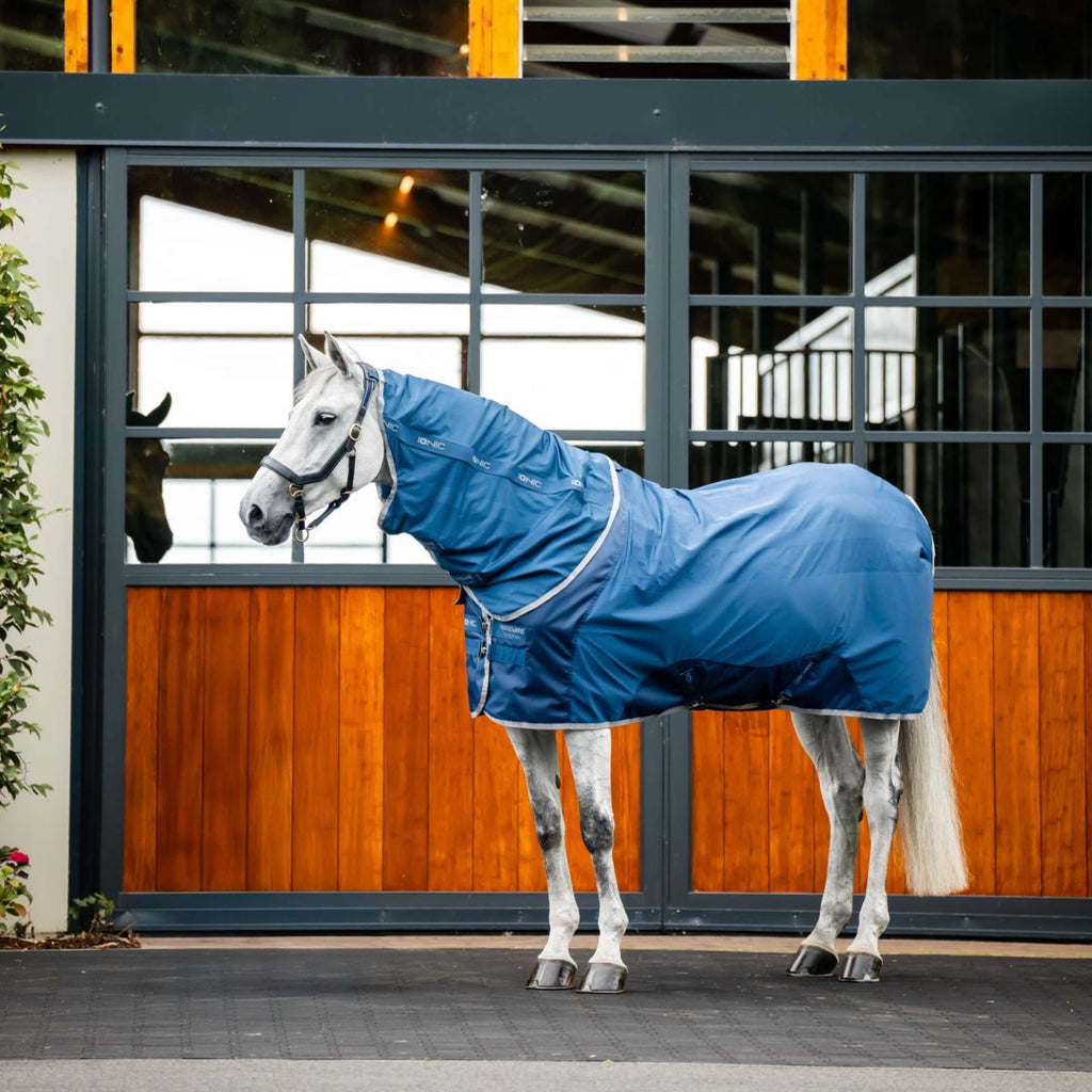 Horseware Copricollo Therapy Mesh Cooler Blu imperiale/Argento/Blu marino