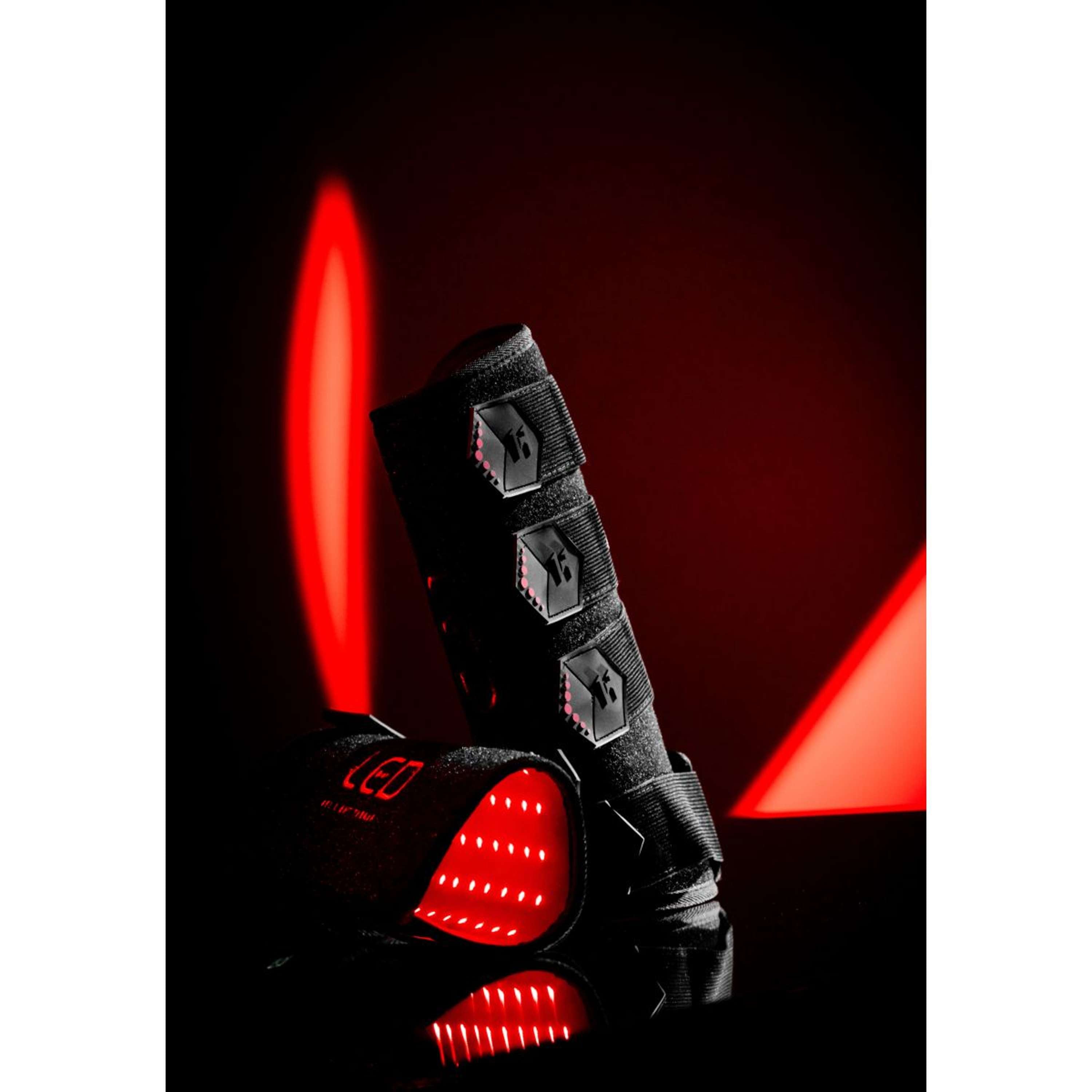 Horseware Leg Wraps LED Red Light Therapy Pair Nero