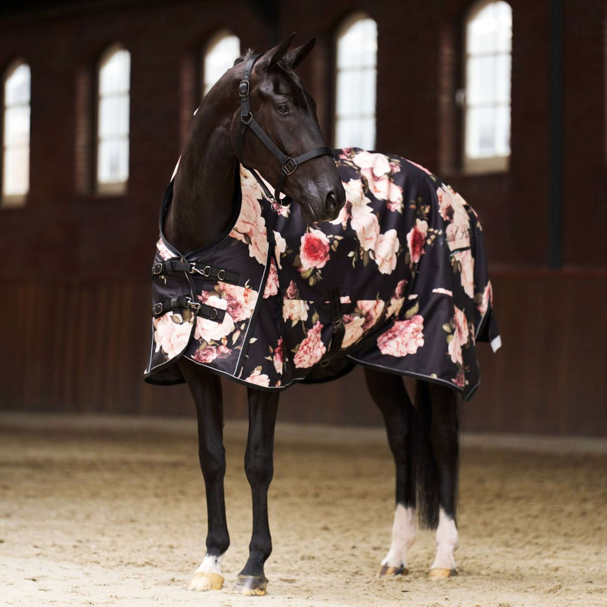 Imperial Riding Tappeto da Esterno IRHSuper-Dry 100g Flower Print
