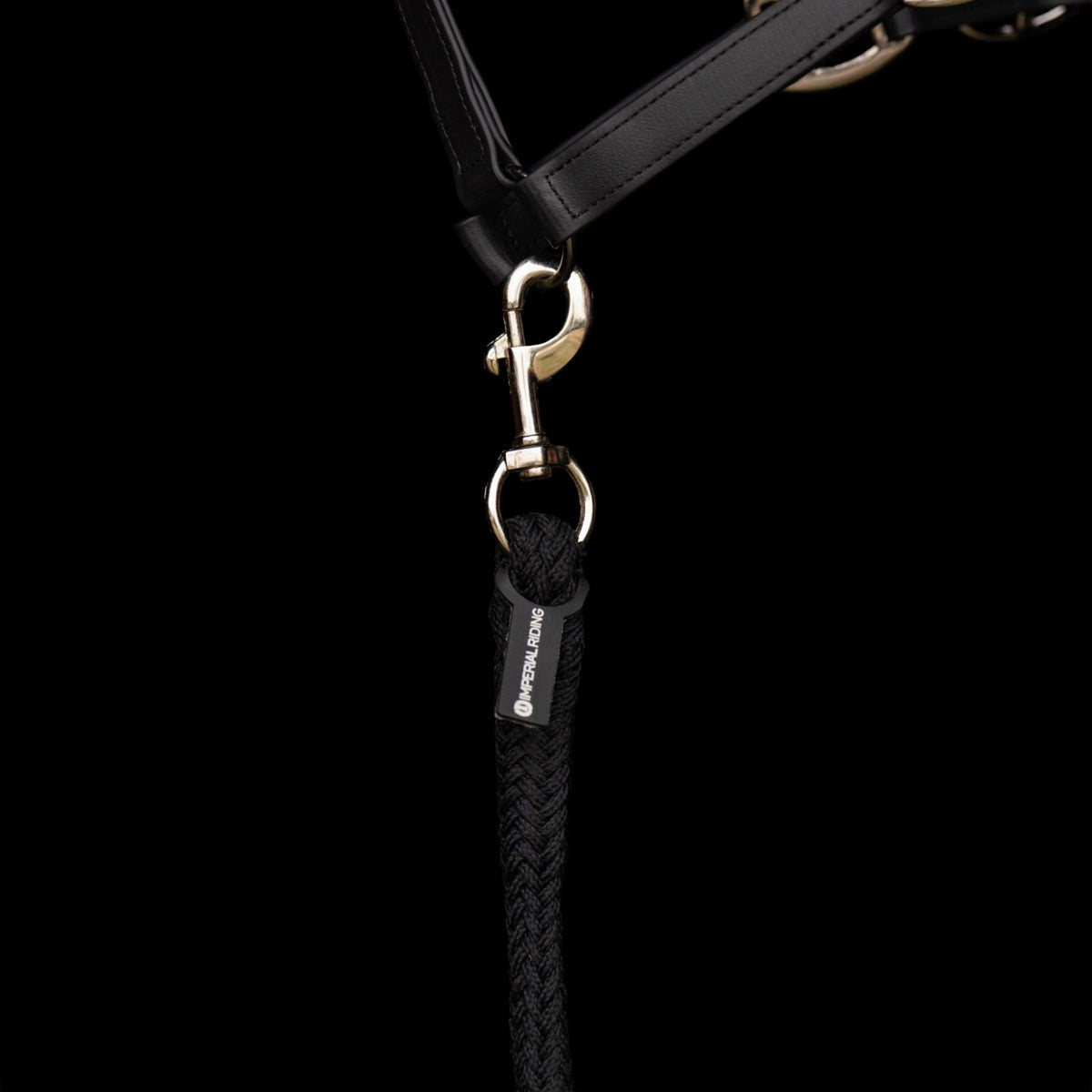 Imperial Riding Corda per cavezza IRHClassic con Gancio di Panico Nero