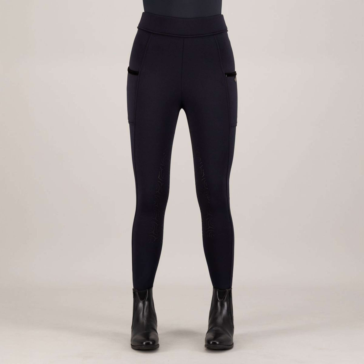 Imperial Riding Leggings da Equitazione IRHTeddy Full Grip Navy