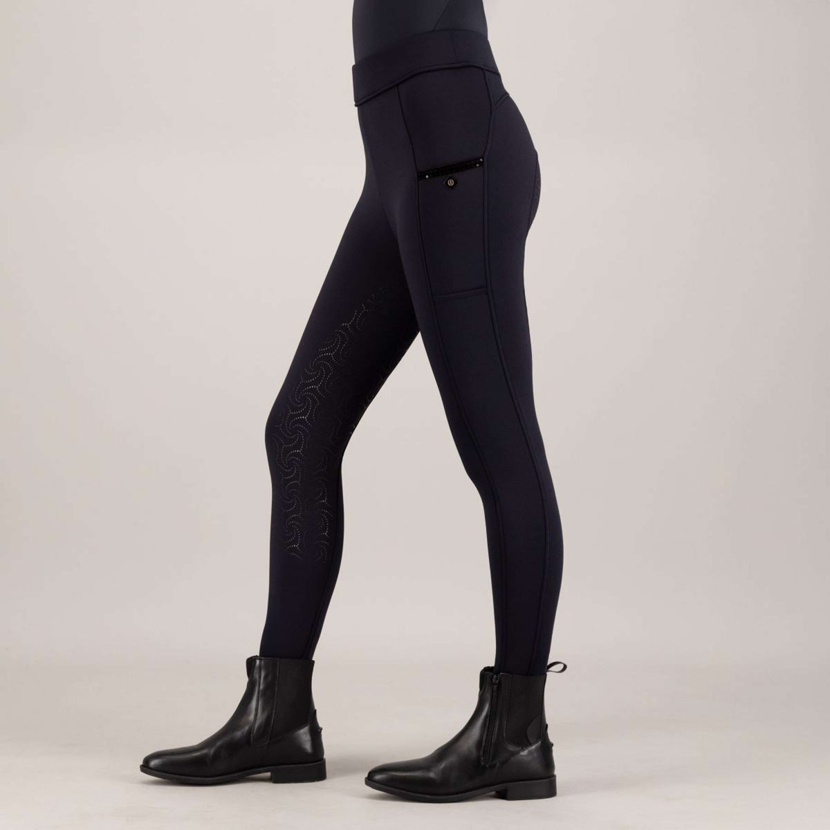 Imperial Riding Leggings da Equitazione IRHTeddy Full Grip Navy
