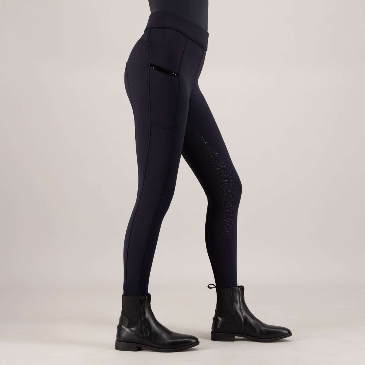 Imperial Riding Leggings da Equitazione IRHTeddy Full Grip Navy