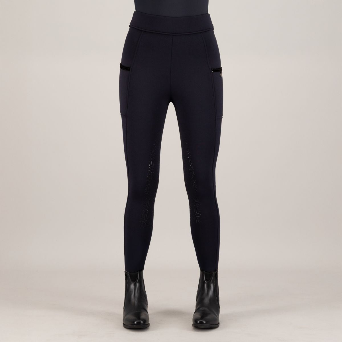 Imperial Riding Leggings da Equitazione IRHTeddy Full Grip Navy