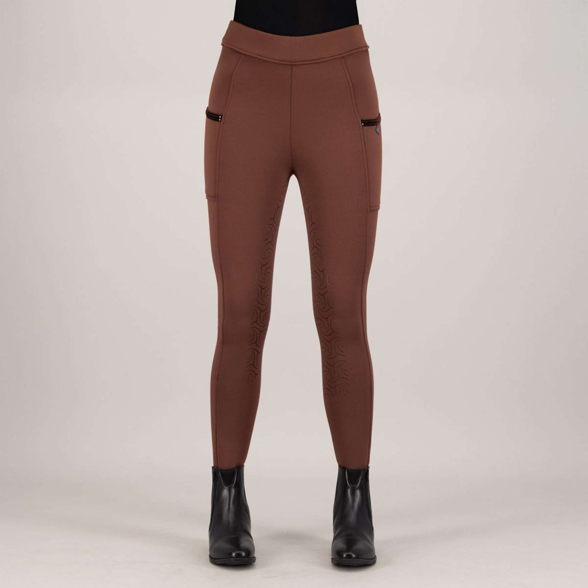 Imperial Riding Leggings da Equitazione IRHTeddy Full Grip Bronzo