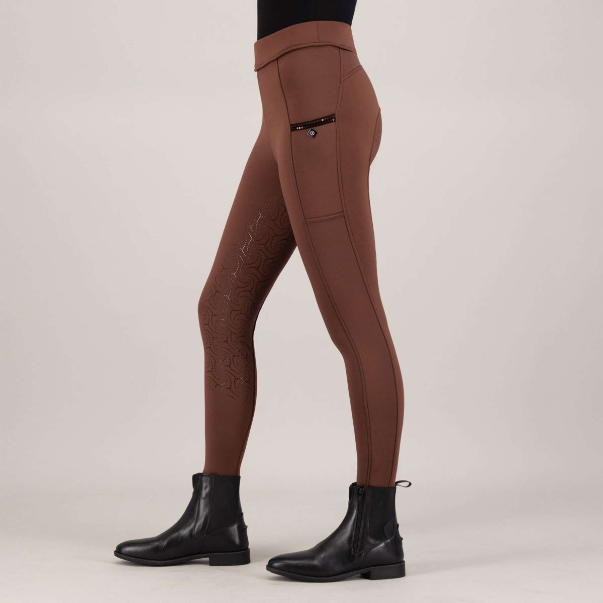Imperial Riding Leggings da Equitazione IRHTeddy Full Grip Bronzo