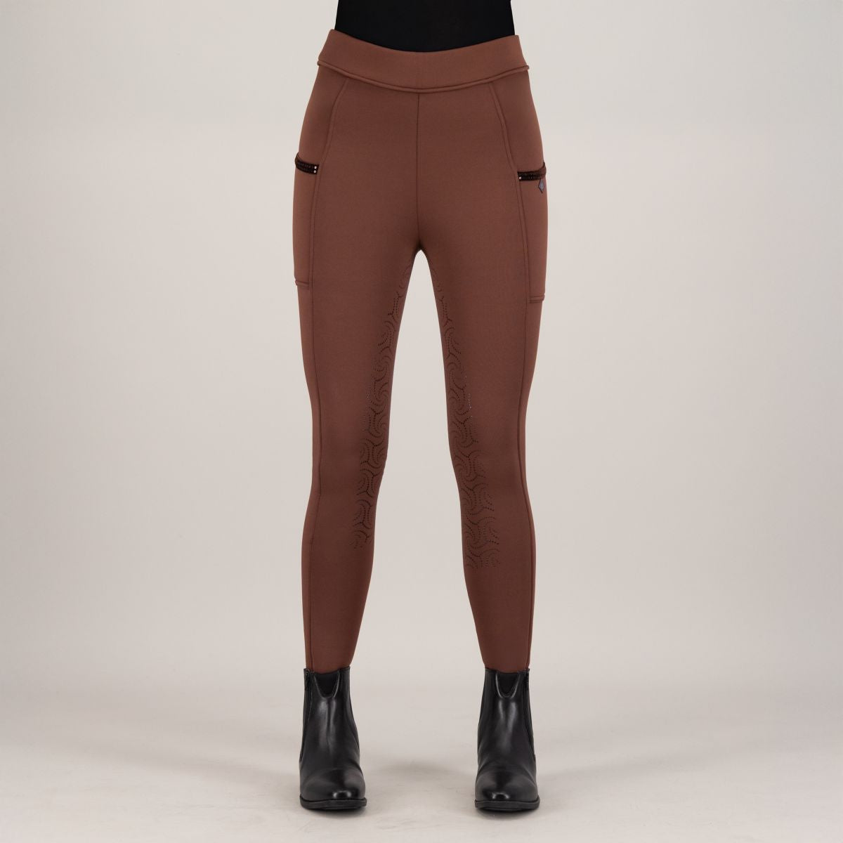 Imperial Riding Leggings da Equitazione IRHTeddy Full Grip Bronzo