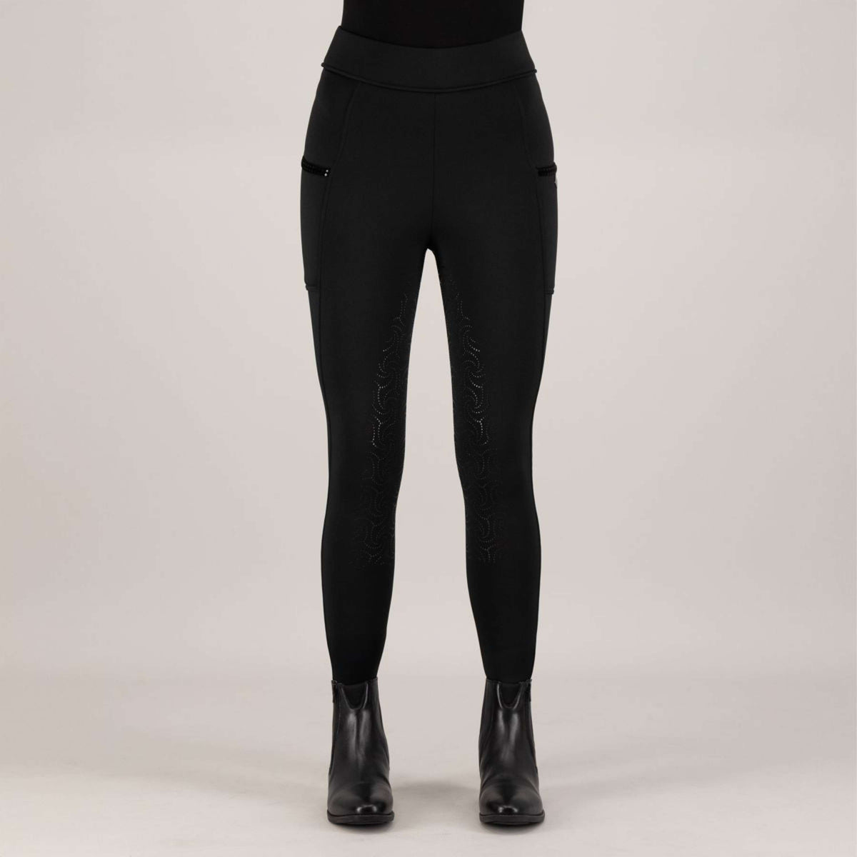 Imperial Riding Leggings da Equitazione IRHTeddy Full Grip Nero