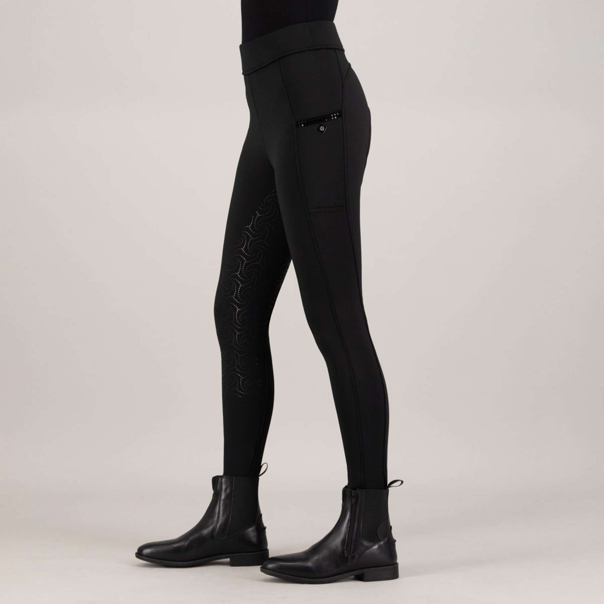 Imperial Riding Leggings da Equitazione IRHTeddy Full Grip Nero