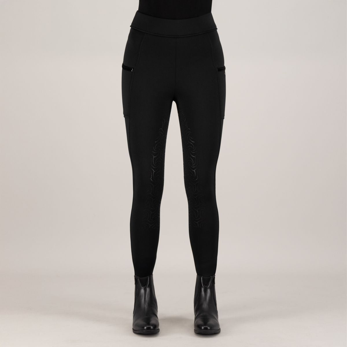 Imperial Riding Leggings da Equitazione IRHTeddy Full Grip Nero