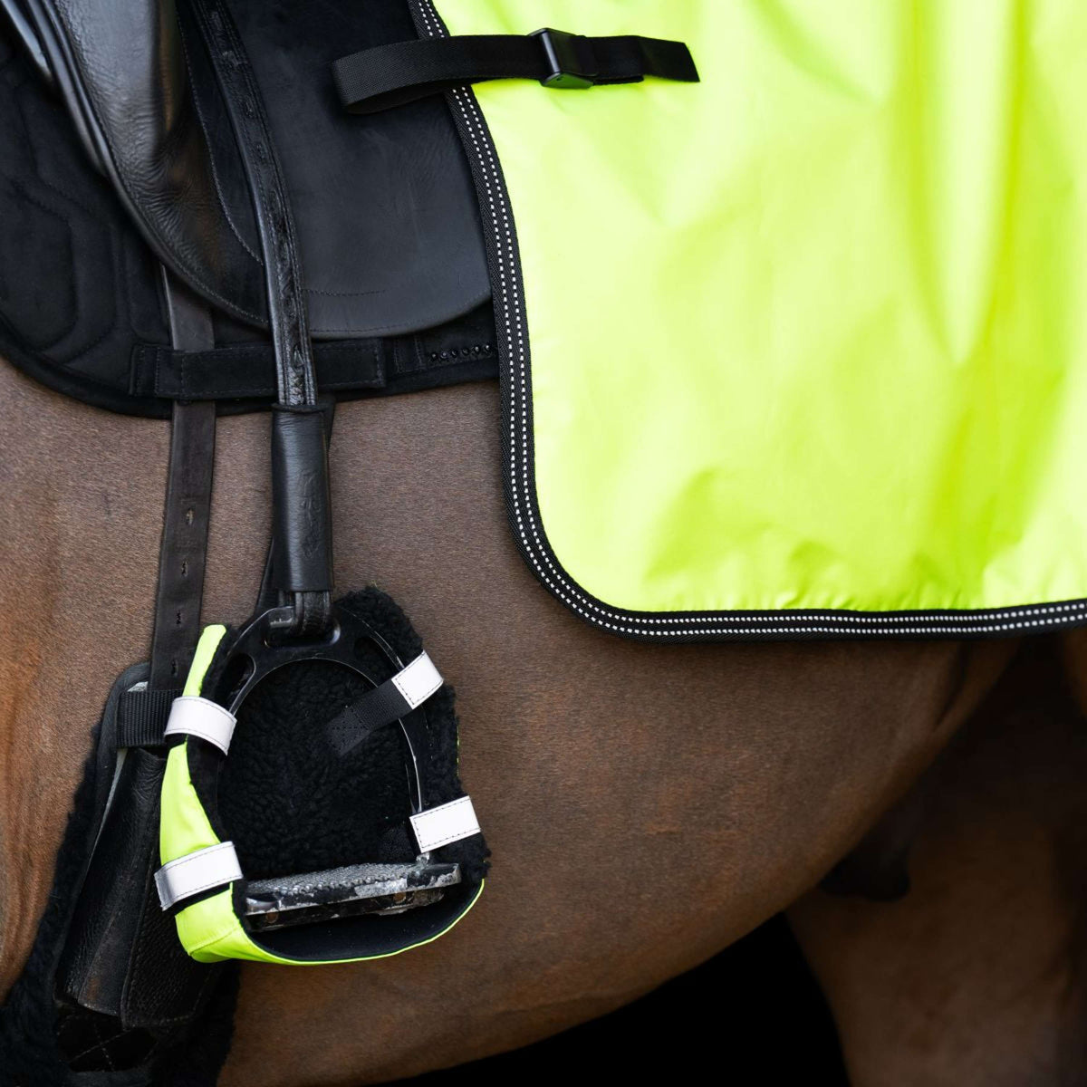 Imperial Riding Scaldapiedi IRHReflective Giallo