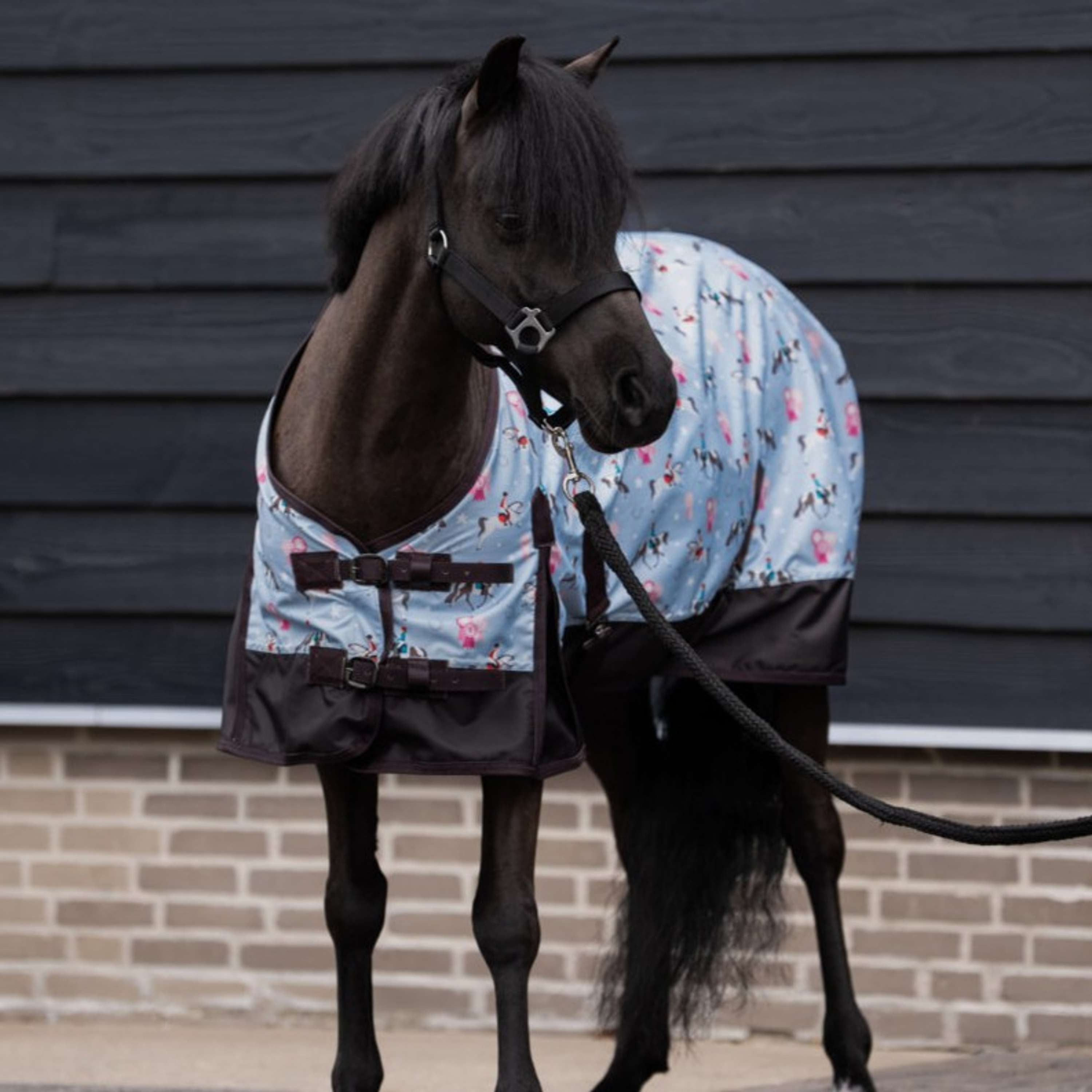 Imperial Riding Tappeto da Esterno IRHLittle Champion AOP 0g Azzurro