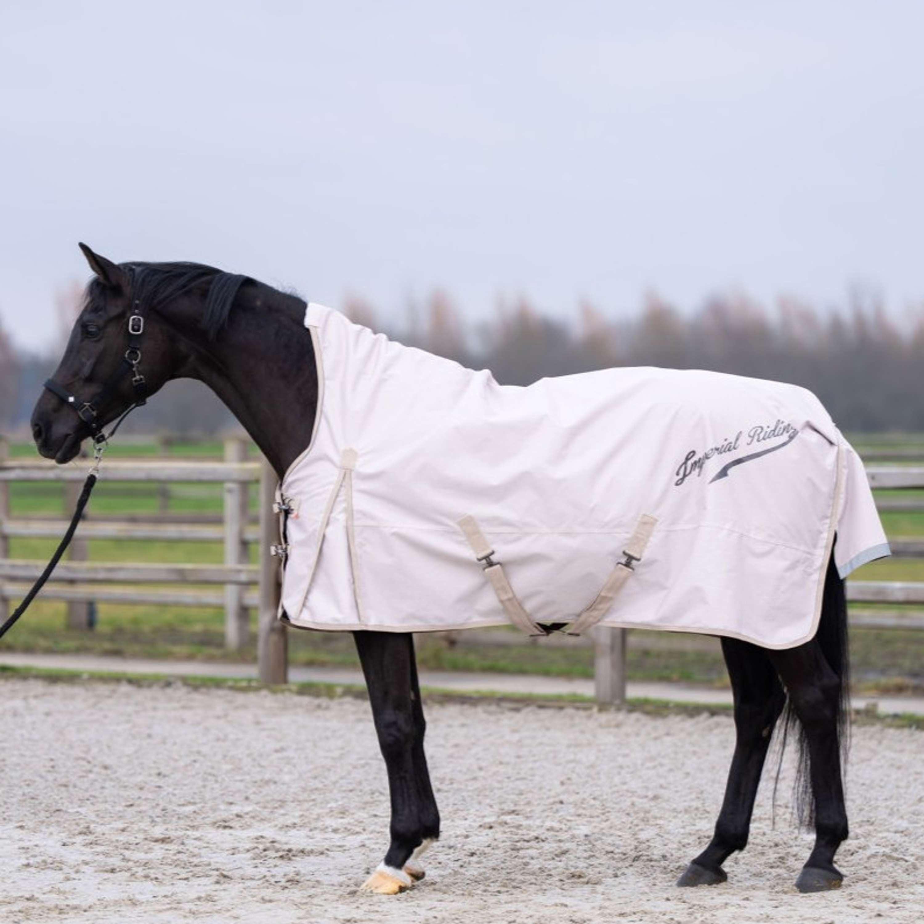 Imperial Riding Tappeto da Esterno IRHSuper-dry AOP 200g Taupe