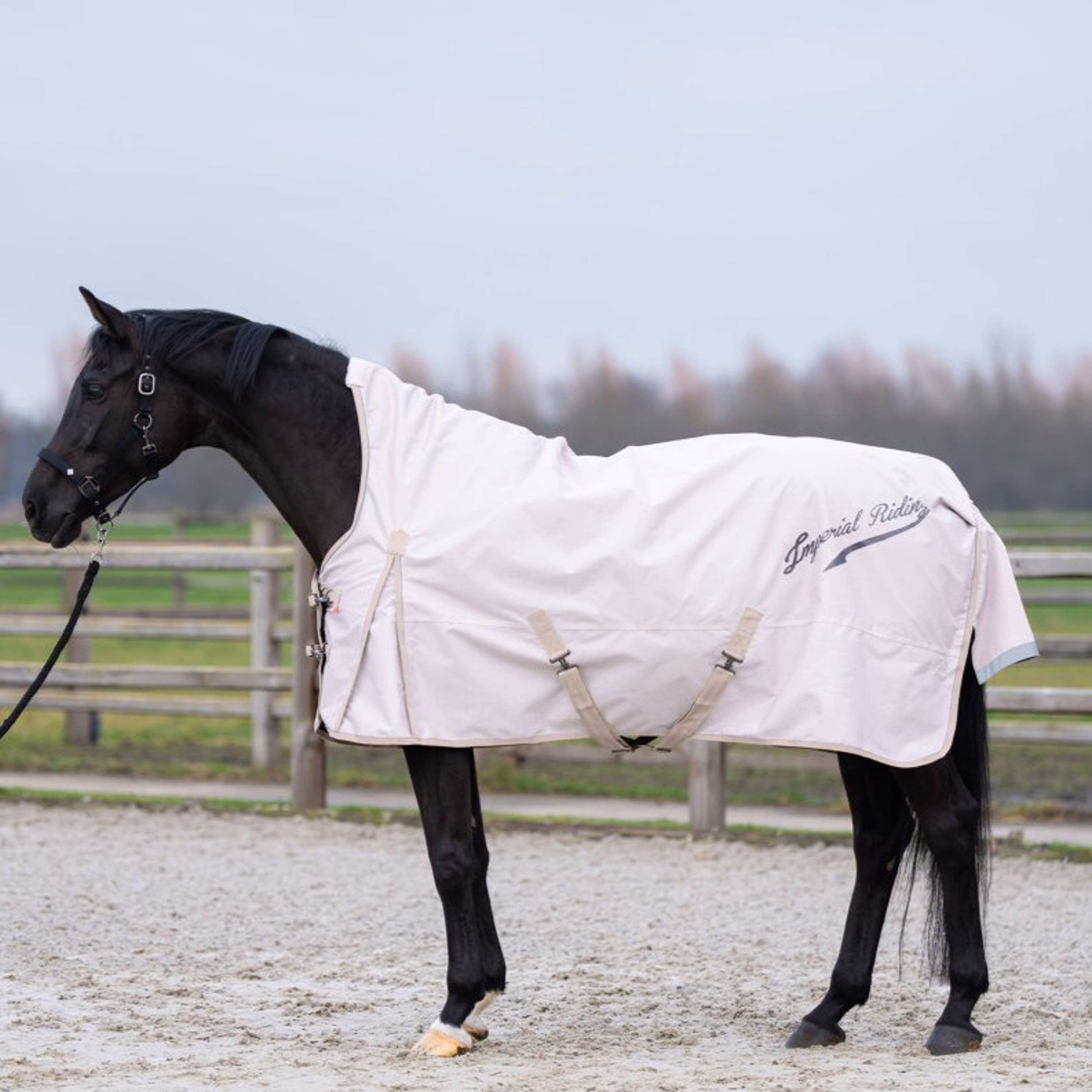 Imperial Riding Tappeto da Esterno IRHSuper-dry AOP 300g Taupe