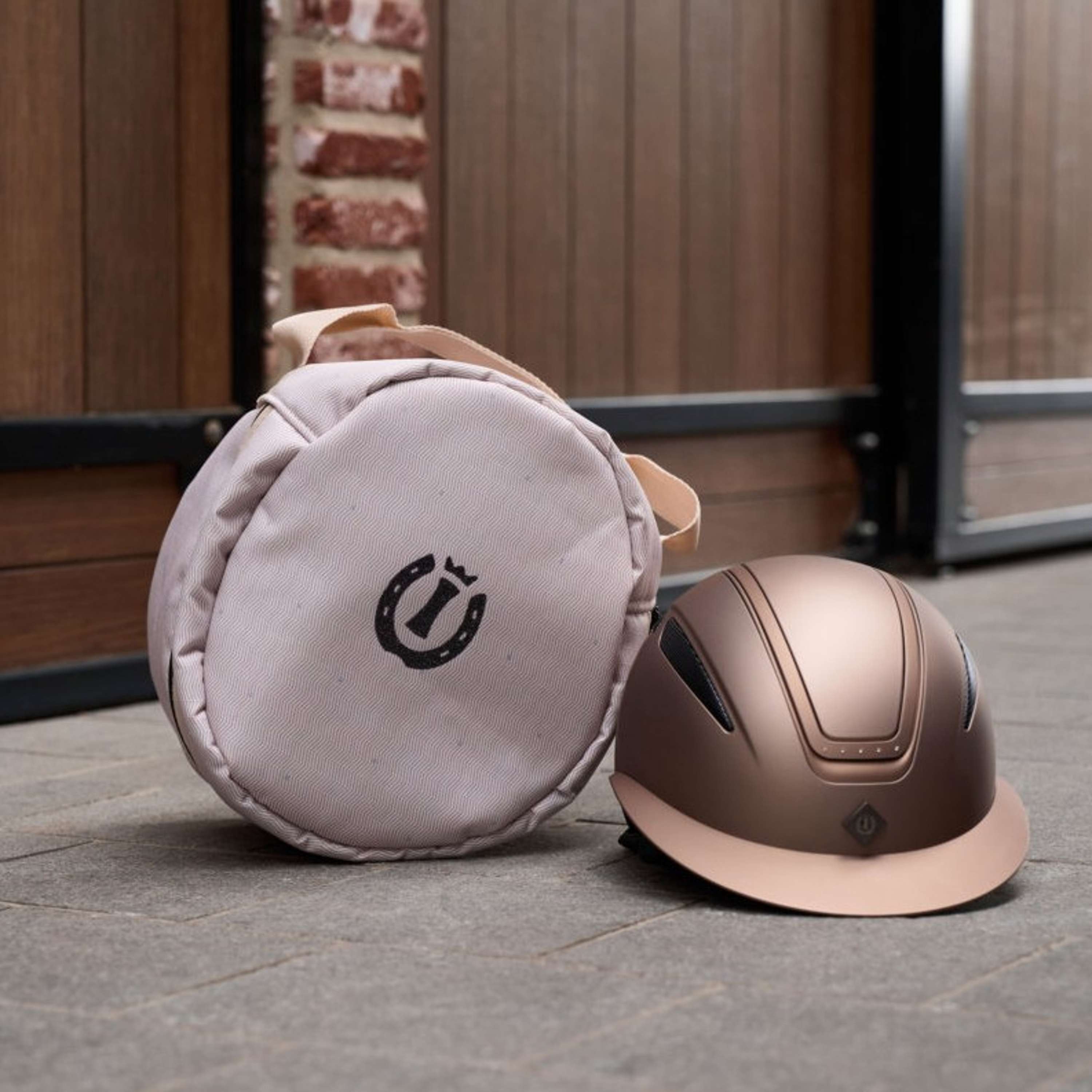 Imperial Riding Borsa per Casco IRHBasic Taupe