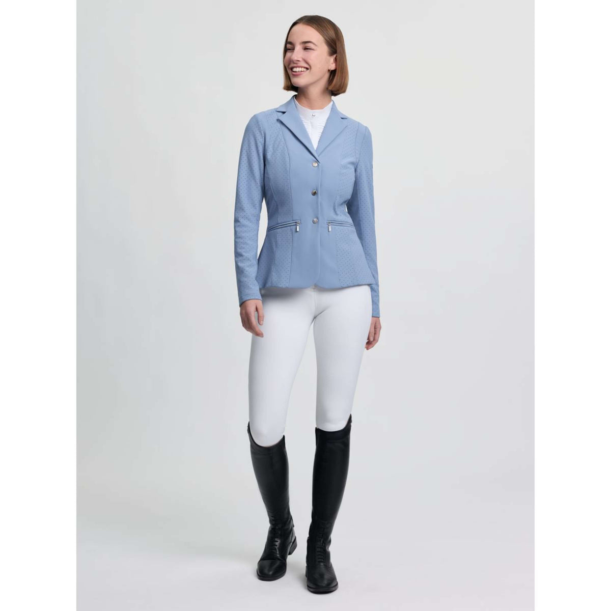 LeMieux Giacca da Competizione Jessica Mesh Powder Blue