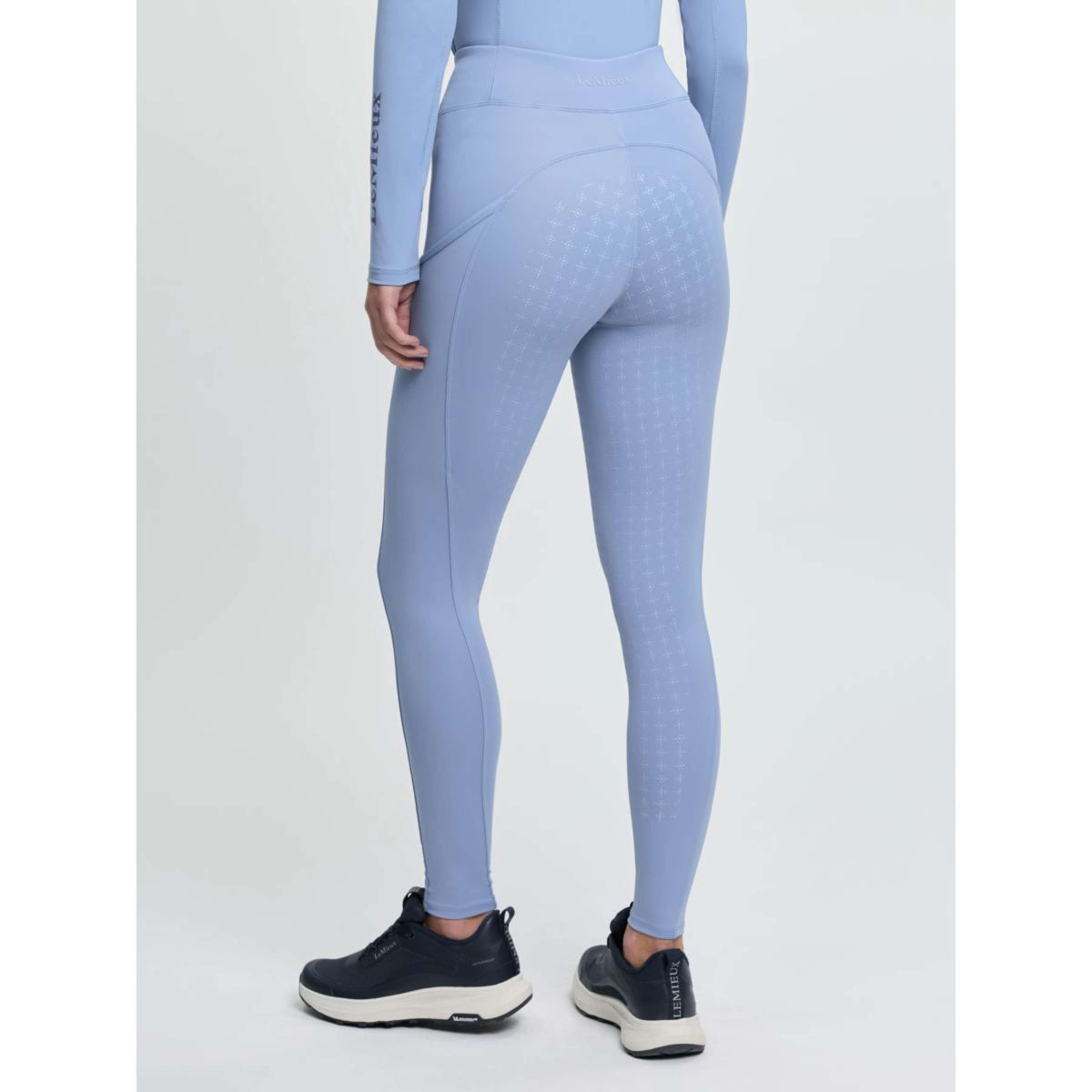 LeMieux Leggings da Equitazione Naomi Powder Blue