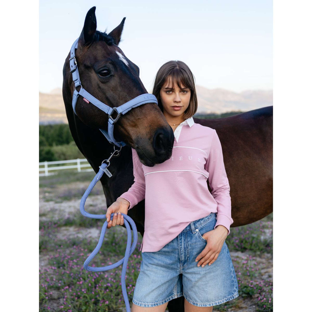 LeMieux Rugbyshirt Rochelle Fondant