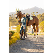 LeMieux Sottosella Suede Close Contact Square saltando Macaron