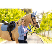 LeMieux Sottosella Suede Close Contact Square saltando Powder Blue