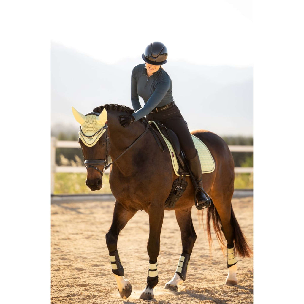 LeMieux Sottosella Suede Square Dressage Macaron