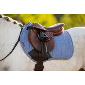 LeMieux Sottosella Mini Suede Close Contact Square saltando Powder Blue