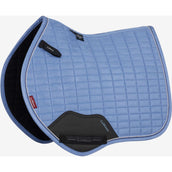 LeMieux Sottosella Mini Suede Close Contact Square saltando Powder Blue