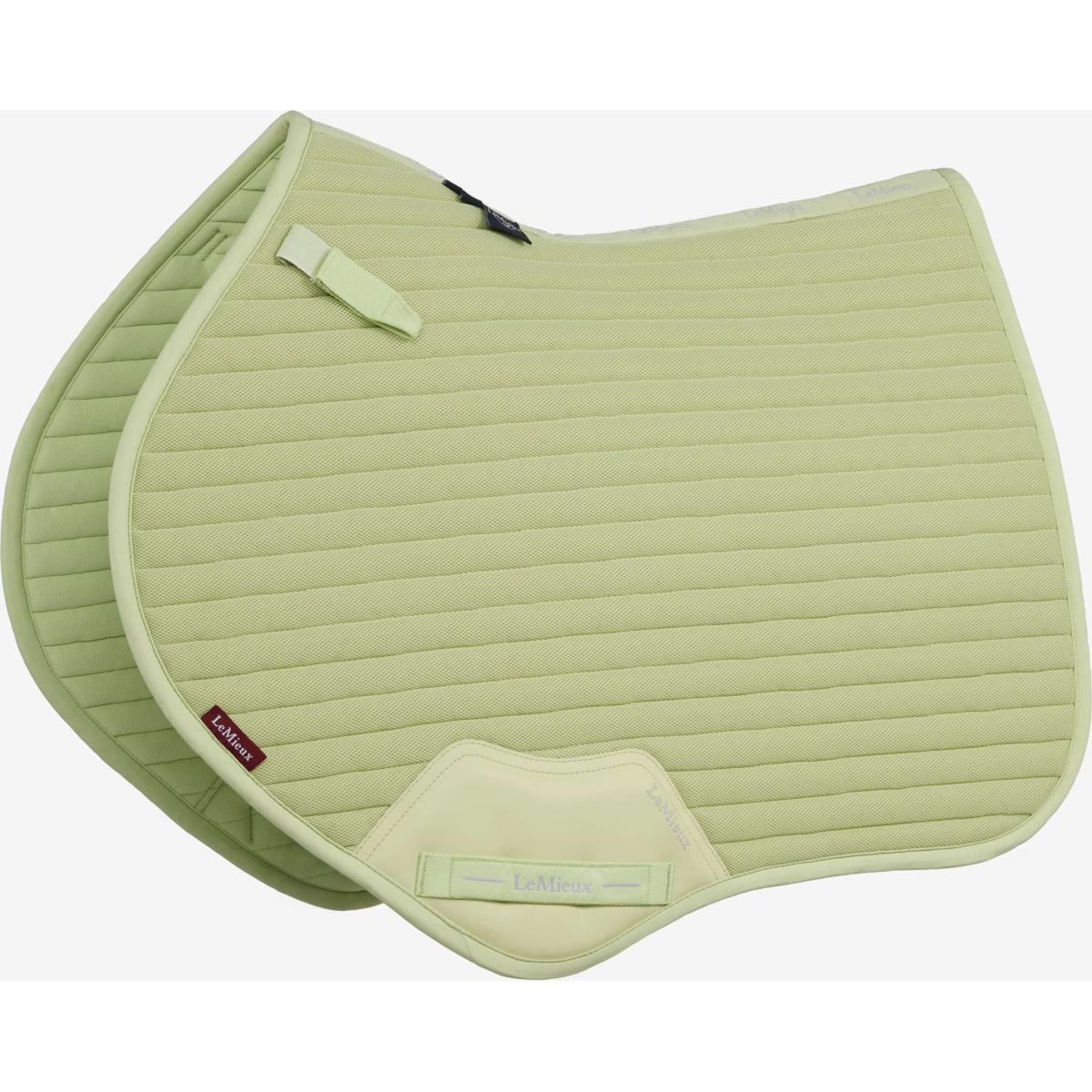 LeMieux Sottosella Air-Tek Mesh Close Contact Square saltando Macaron