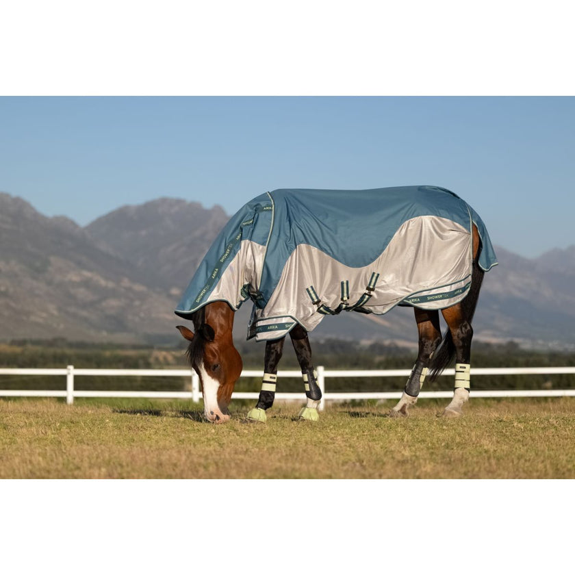 LeMieux Coperta Antimosche Arika Camo Shower-Tek Collo Rimovibile Jungle LeMieux Coperta Antimosche Arika Camo Shower-Tek Collo Rimovibile Jungle