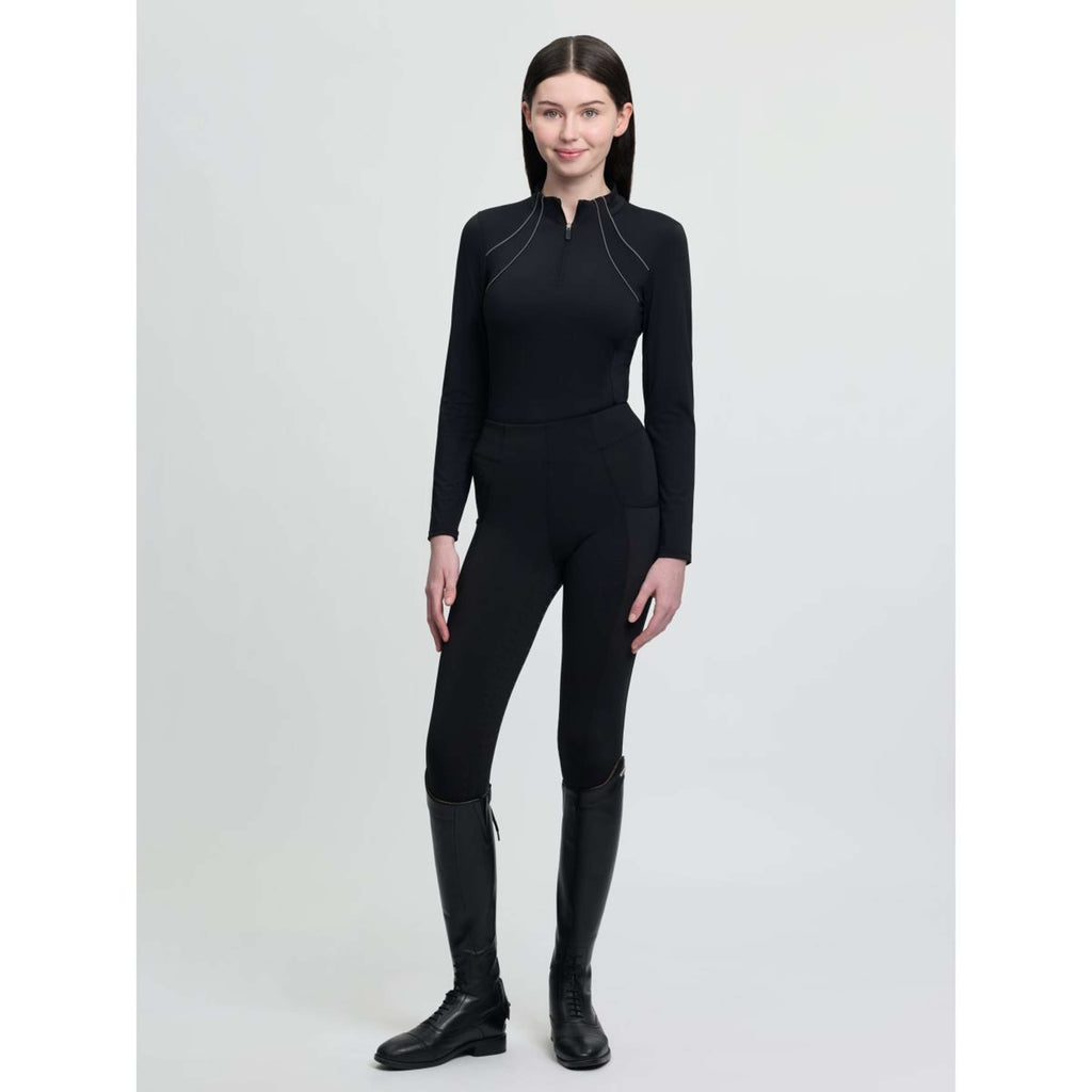 LeMieux Strato di base Young Rider Airflow Nero