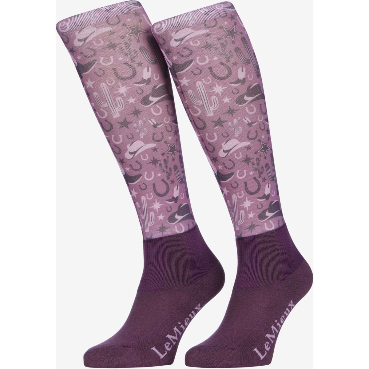 LeMieux Calzini Footsie Western Rosa
